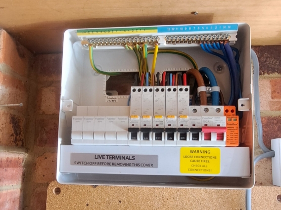 consumer unit replacement two by RB Electrical